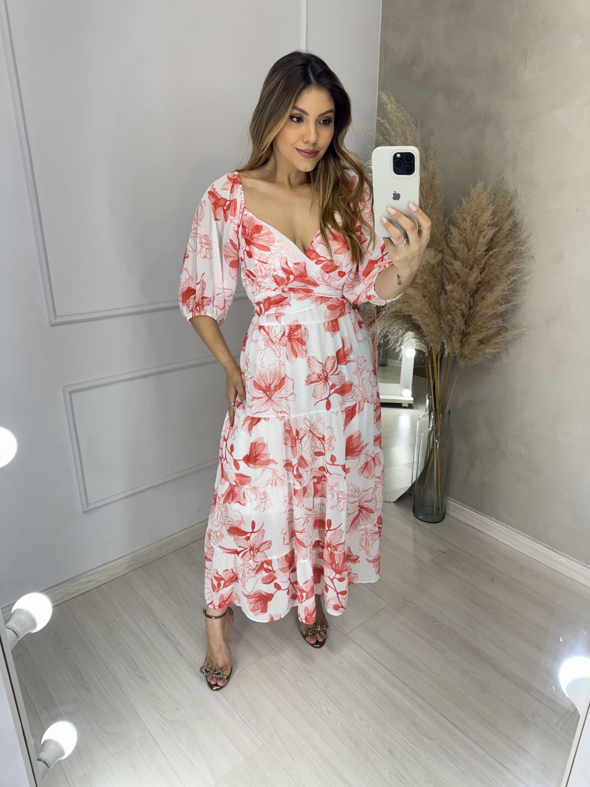 Asos - Vestido com manga curta