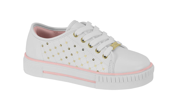 Molekinha Feminino TÃªnis De Mocinha Tenis Branco Feminino