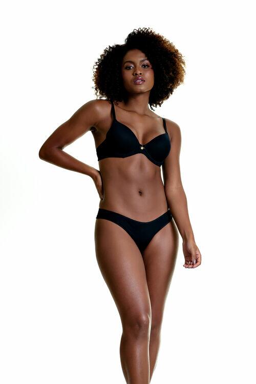 Conjunto Com Bojo Agathá Preto