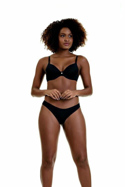 Conjunto Com Bojo Agathá Preto