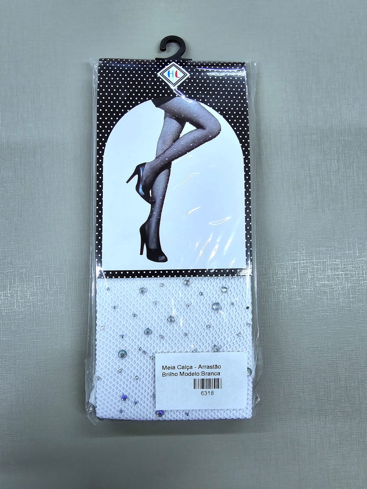 Fio 20 Meia CalÇa Brilhosa Lupo Calça Arrastão Meia CalÇa