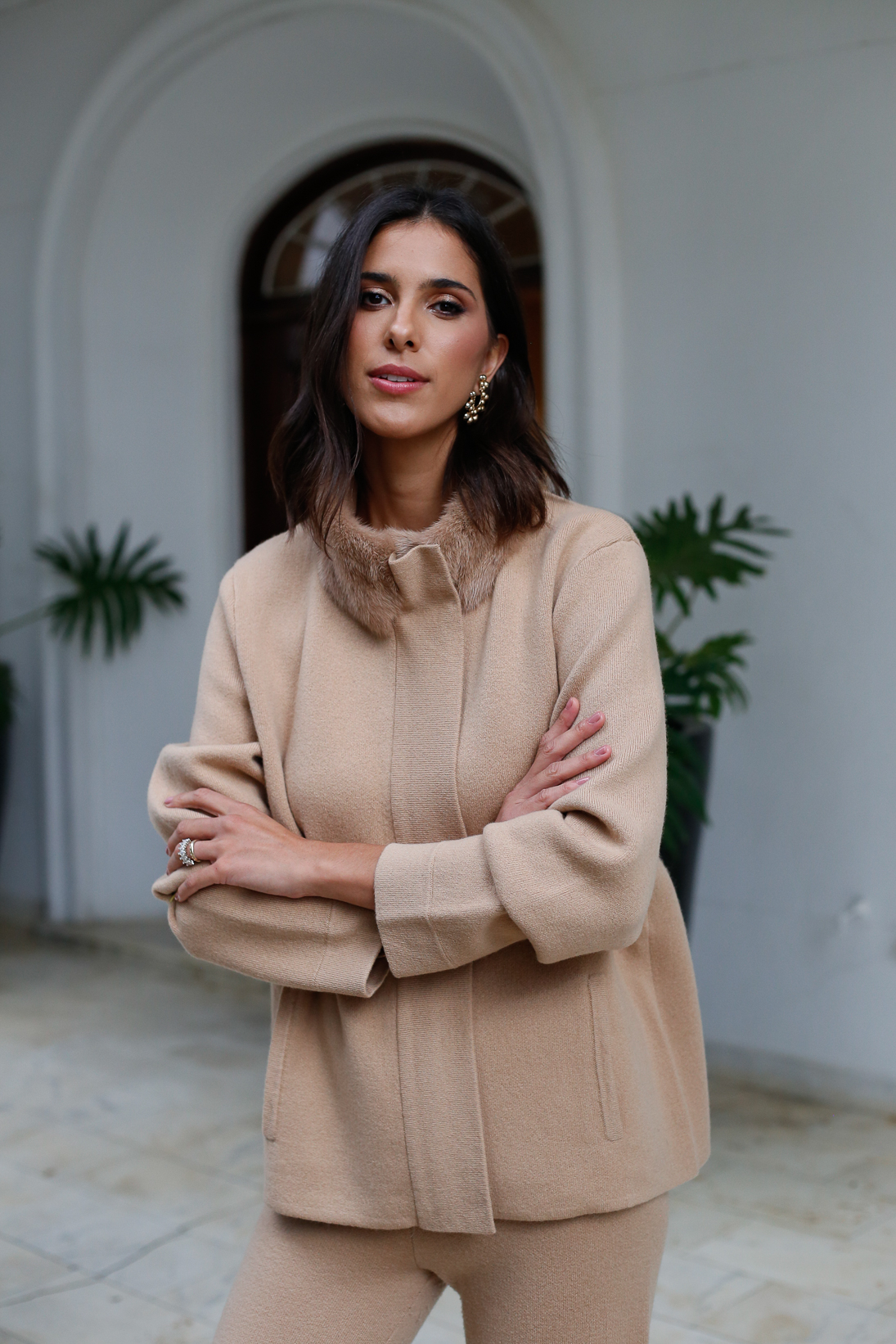 Sam Rone Paris Comprar JAQUETA CASHEMERE GOLA VISON - BAZAAR FASHION