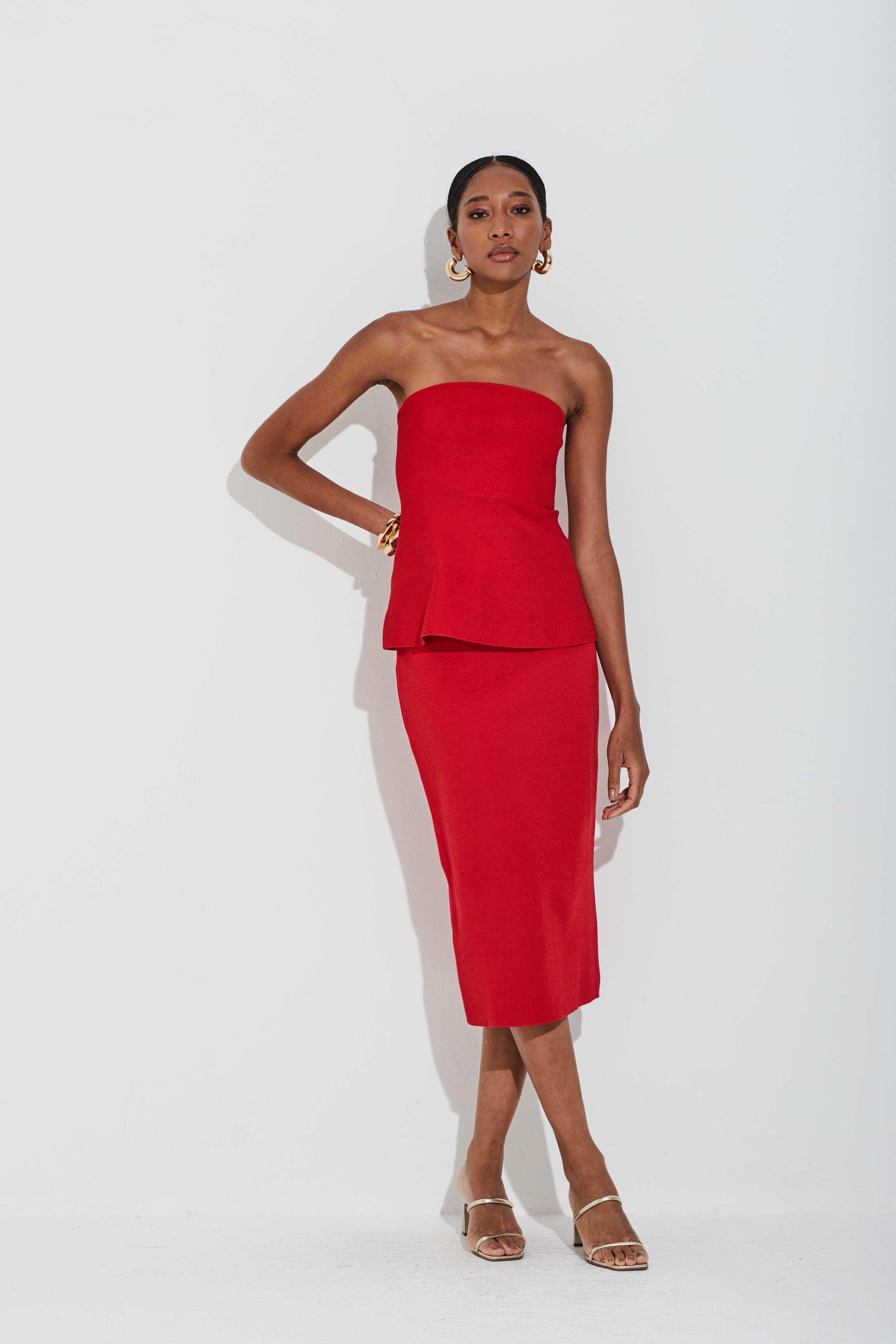 Comprar TOP PEPLUM TRICOT EM MALHA CHEIA