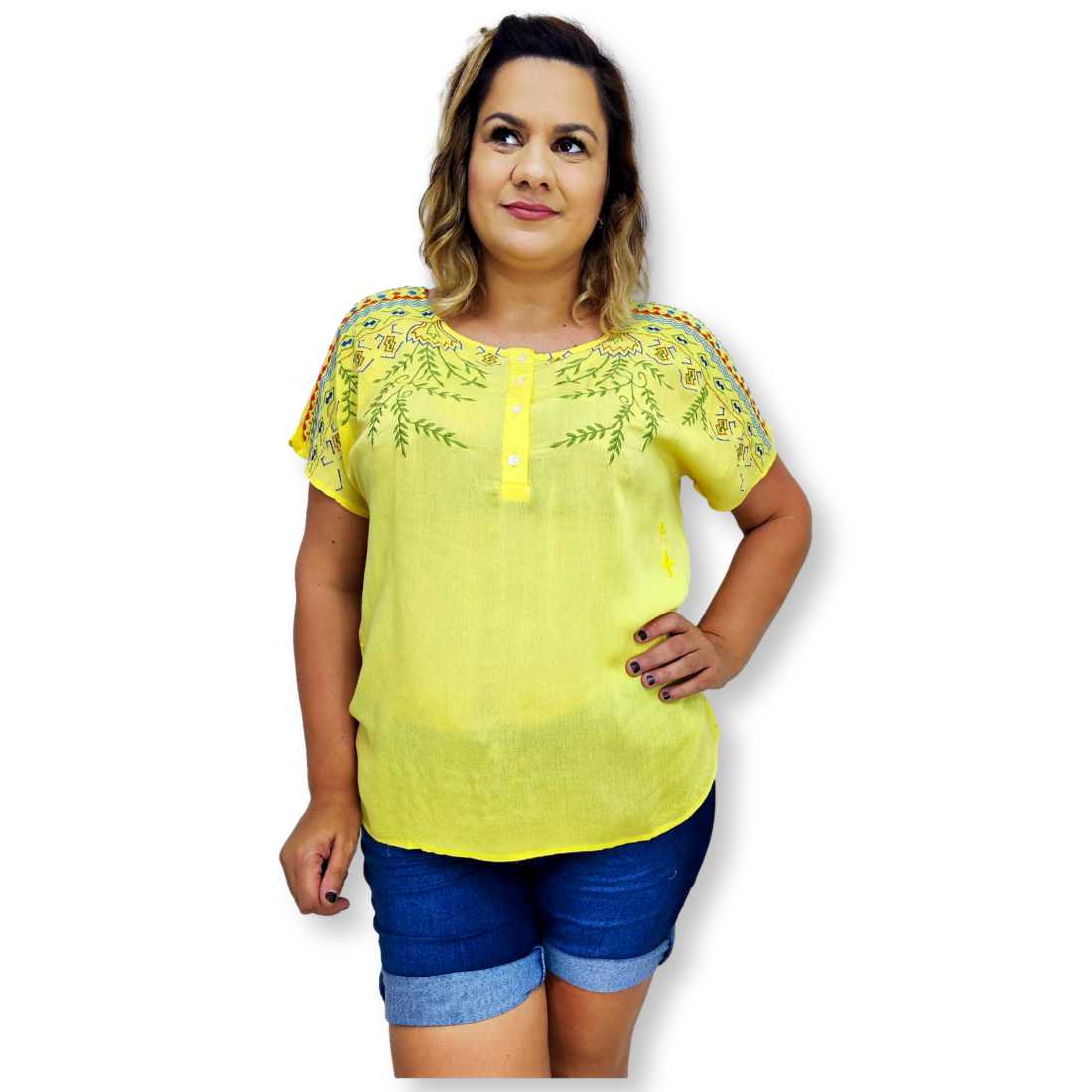 Moda Indiana Bata Indiana Feminina Plus Size Bata Branca Plus Size
