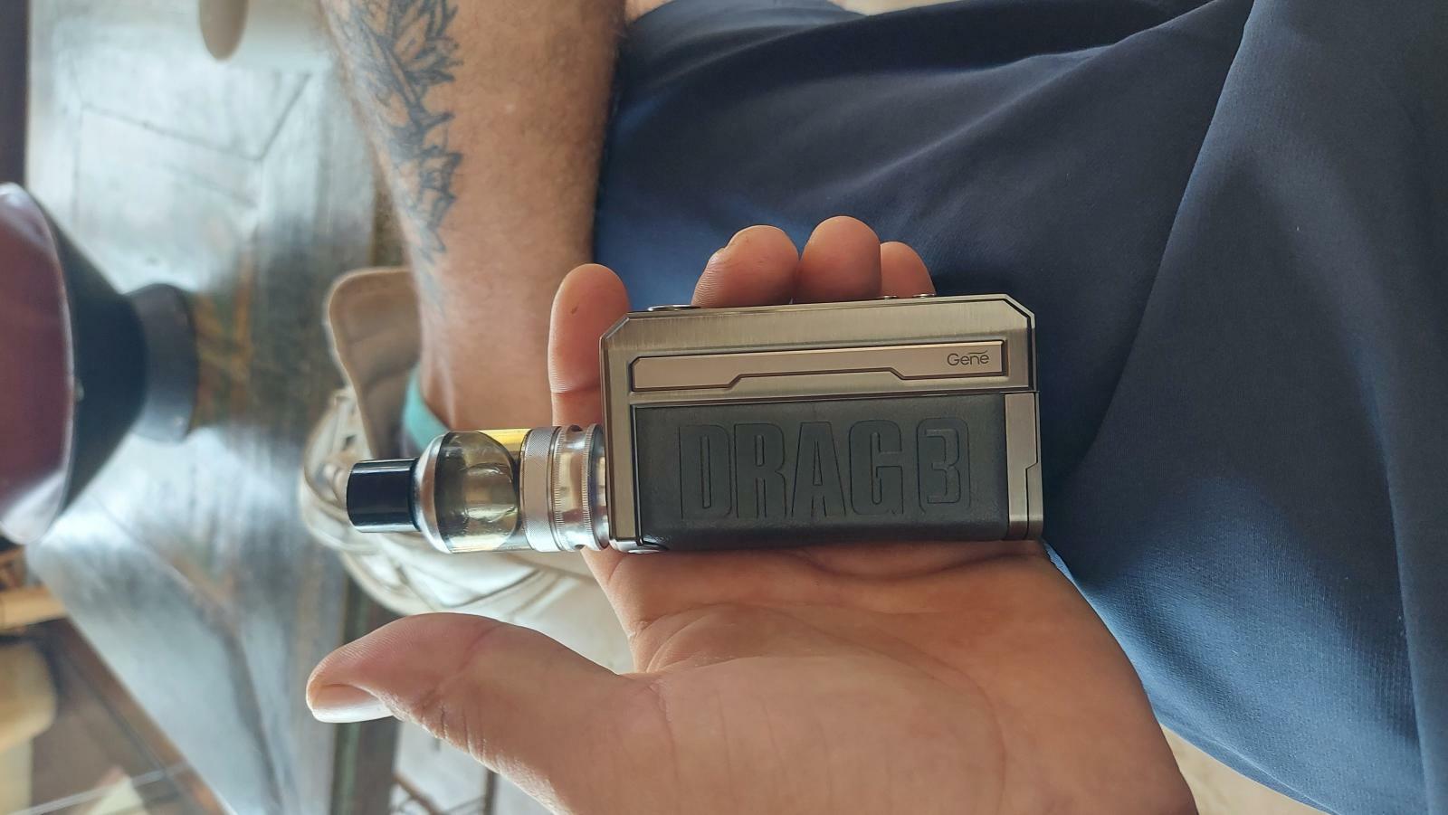 Kit Drag 3 177W c/ Atomizador TPP X | Voopoo Kit Drag 3 177W c/ Atomizador TPP X | Voopoo