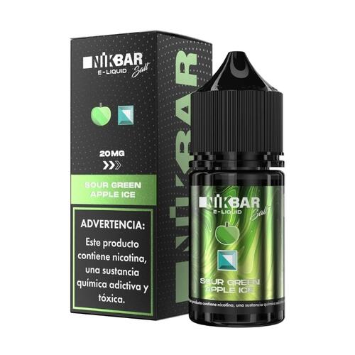 Nikbar: Juice NicSalt Sour Green Apple Ice