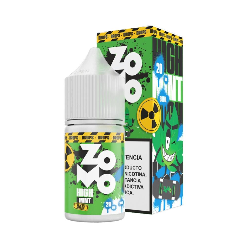 Zomo: Juice NicSalt High Mint Ice linha Drops