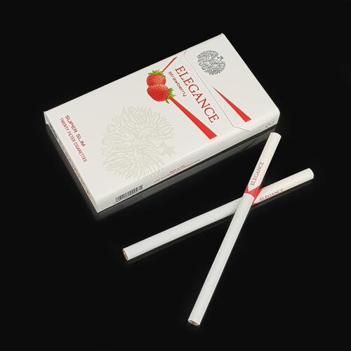 Cigarro Elegance Super Slim Morango - Pacote com 10