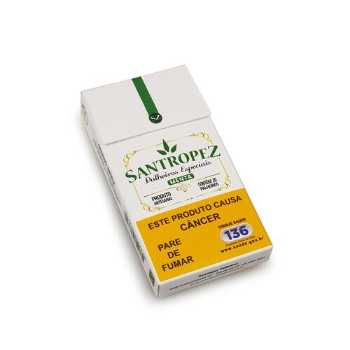 Cigarro de Palha Santropez Menta - M (20)