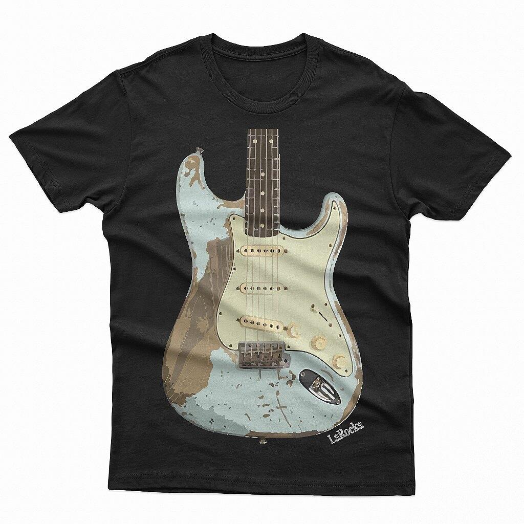 Comprar Camiseta Guitarra Stratocaster Relic - de R$86,30 a R$113,28