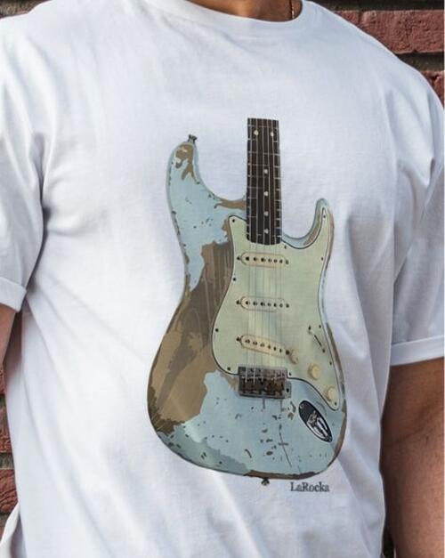 Comprar Camiseta Guitarra Stratocaster Relic - de R$86,30 a R$113,28