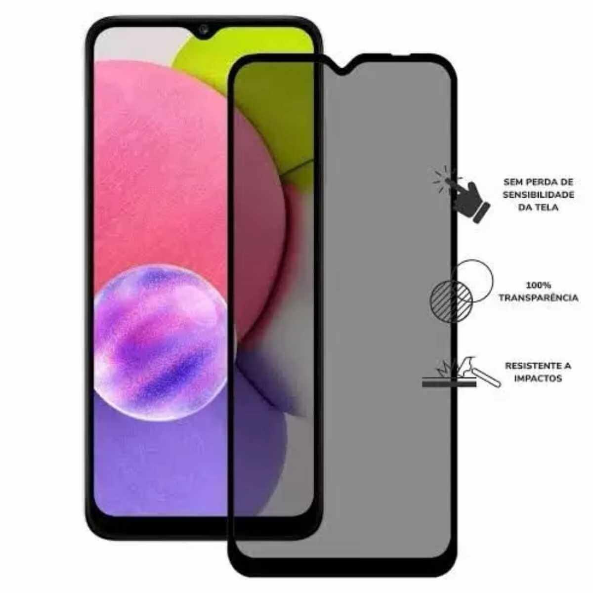 Película Privacidade Para Celular Vidro 3D Para iPhone - a partir de R$4,65