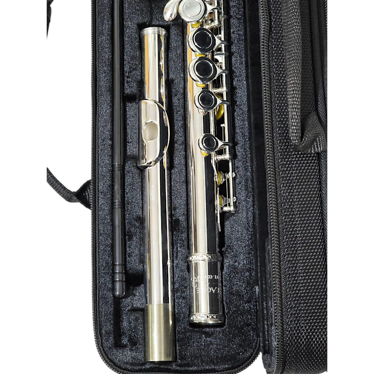 Comprar Flauta Transversal Eagle Fl03s Prateada Em Dó Com Case - a