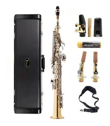 Comprar Sax Soprano Eagle Sib Sp 502 Ln Laqueado/niquelado