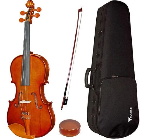 アクセサリー viola Comprar Viola De Arco Eagle Envernizada Va152 + Estojo+ Arco+ Breu