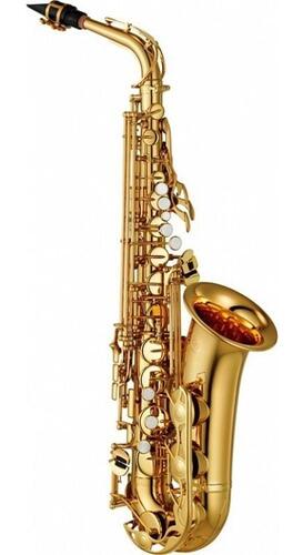 yasu Comprar Sax Alto Mib Yamaha Yas 280 Dourado Novo Original Completo
