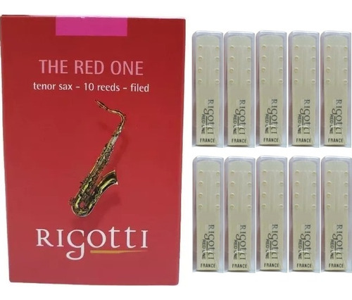 Comprar CX10 | Palheta Rigotti Red One para Sax Tenor (10 Unidades ...