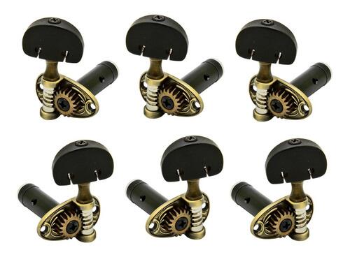 Comprar Tarraxa para Violão Nylon Pino Grosso - Ouro velho Botão