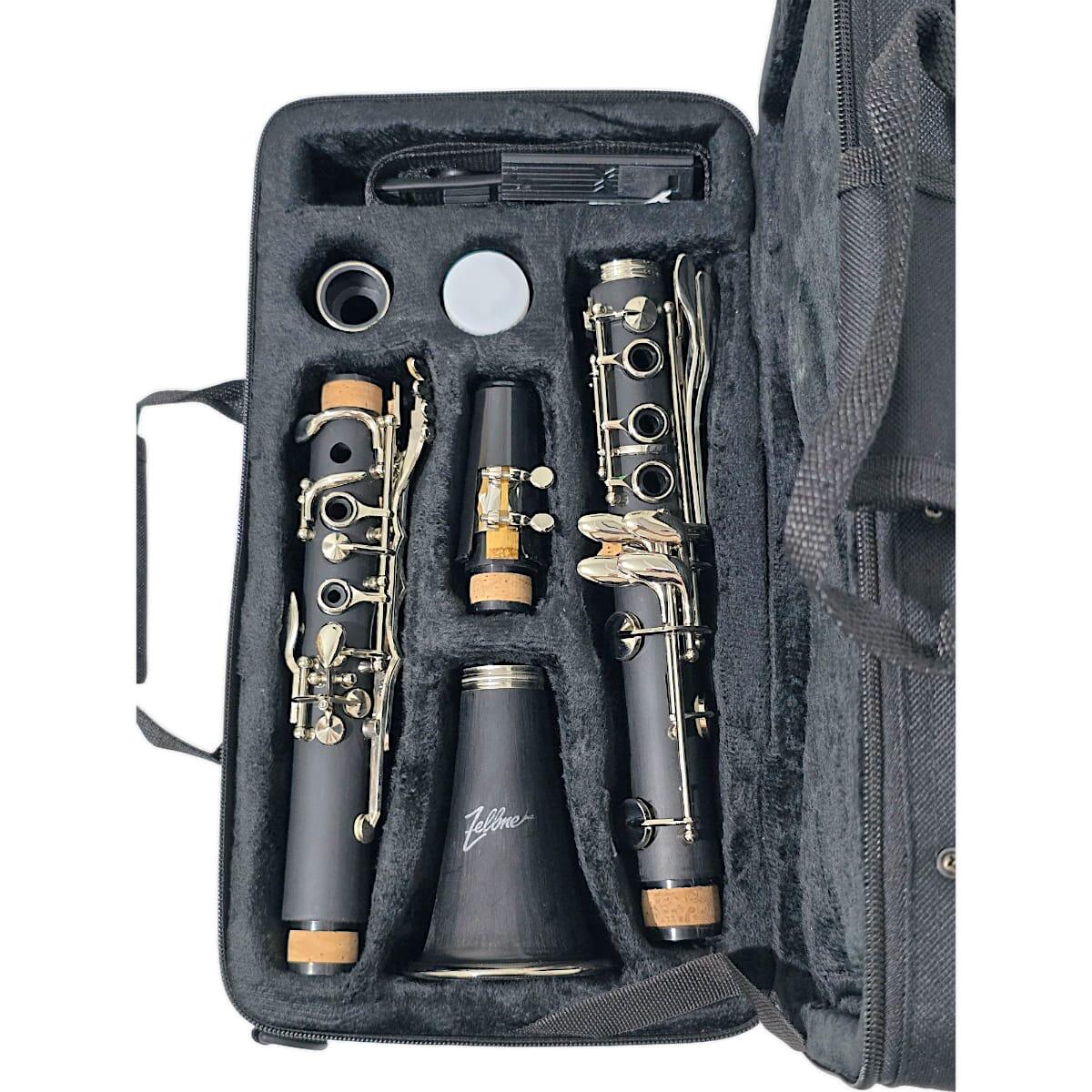 Comprar Clarinete Zellmer Zcl-600n Sib 17 Chaves Niqueladas - 1218