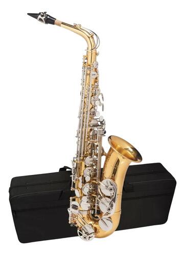 Comprar Sax Alto Michael Wasm32 Laqueado Chaves Niqueladas - a