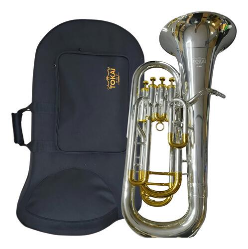 Comprar Bombardino Tokai TEP-400PG 4 Pistos Prata/Dourado Sib