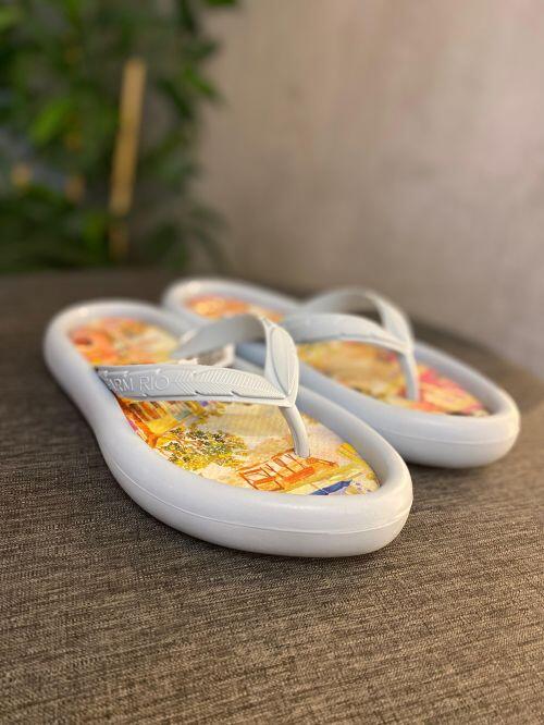 FARM*新シューズライン**Ape**Chinelo Canoa azul  Chinelo Canoa Print