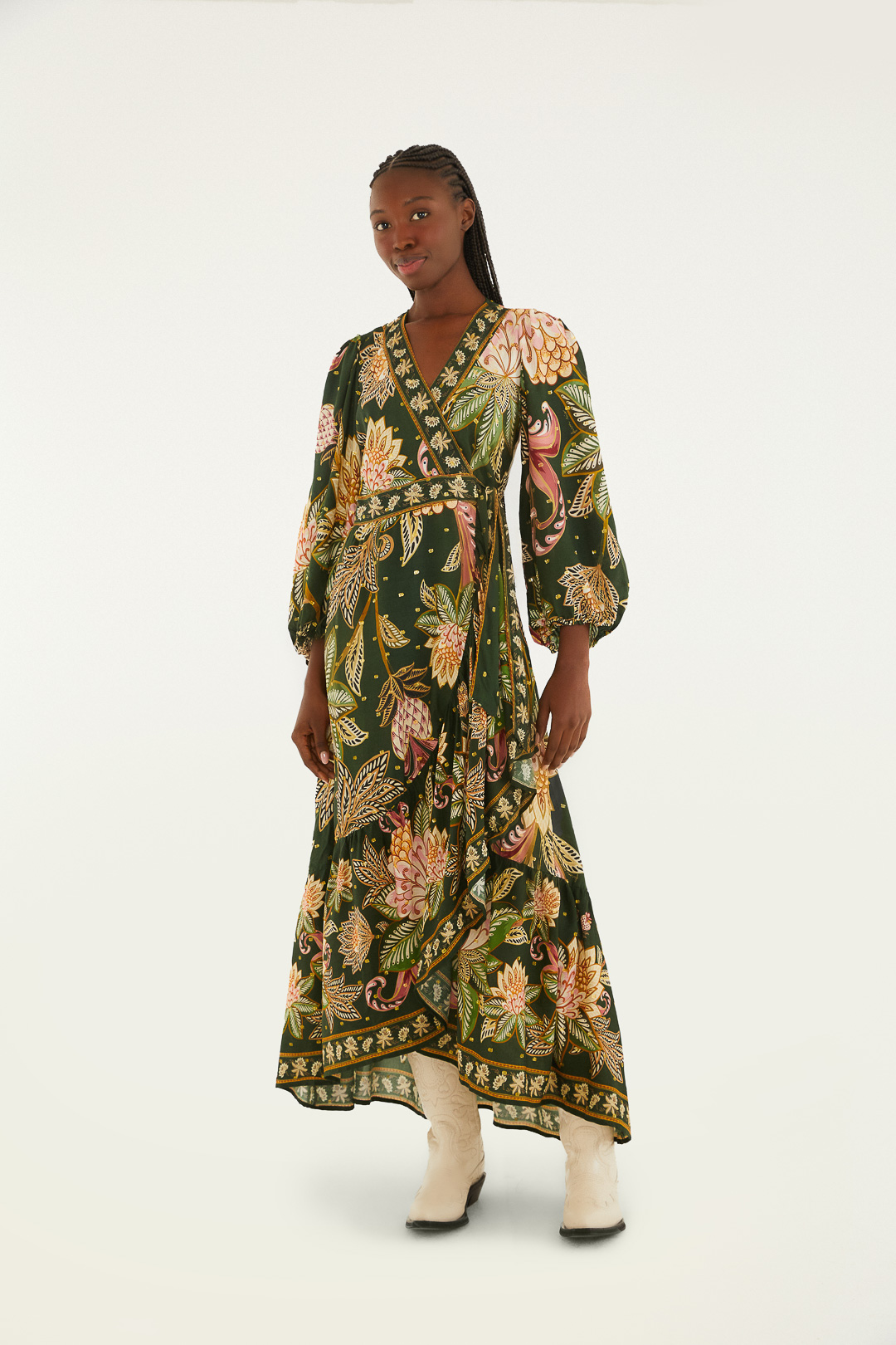 Farm Vestidos Veludo Farm Vestido Floral Vestido Floral Veludo