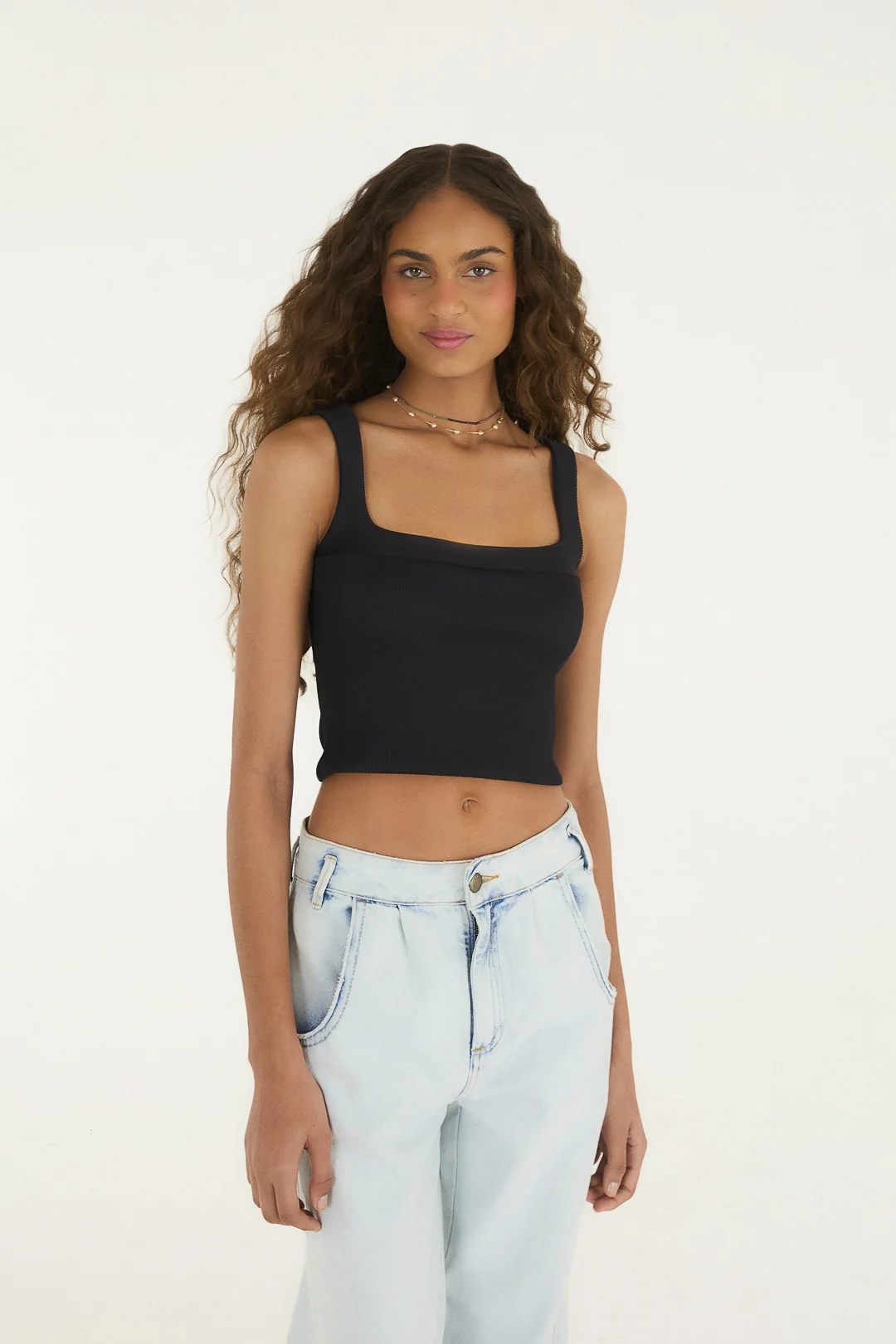 Comprar Top Reto Double Oasis Lenço E Farm