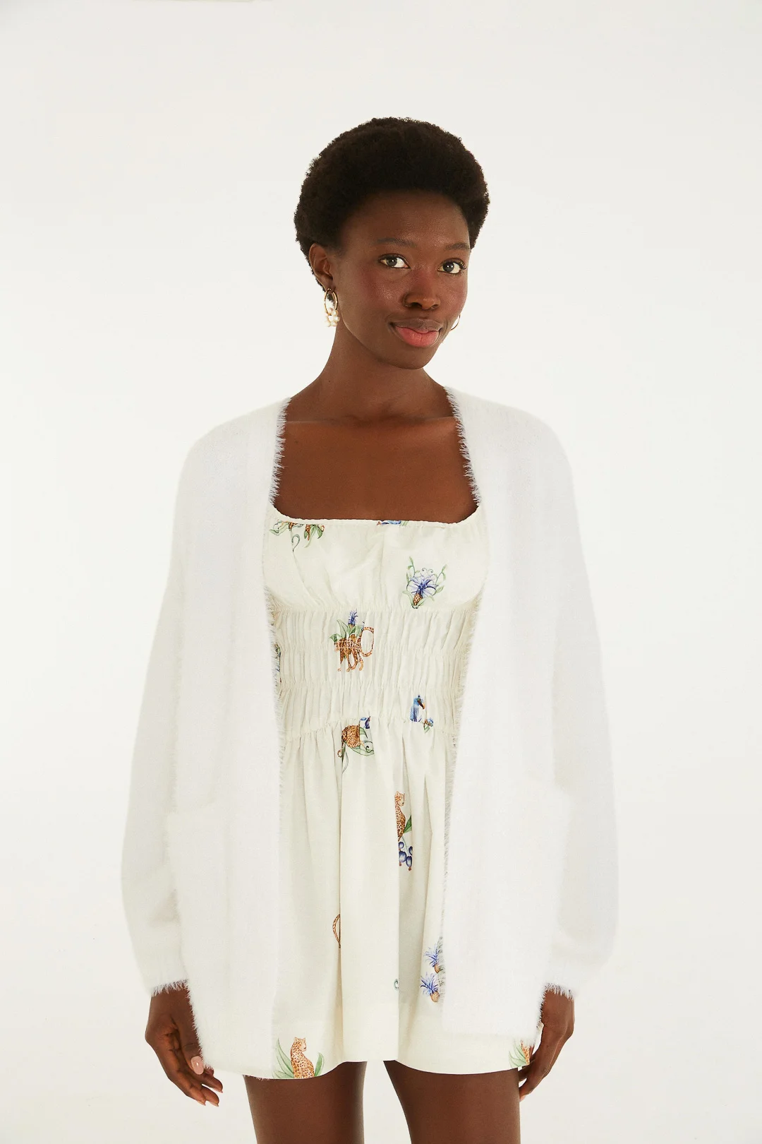 トップス BODHI NEW SWEATSHIRT CARDIGAN Comprar Cardigan Tricot Pelinho Com Bolso Farm