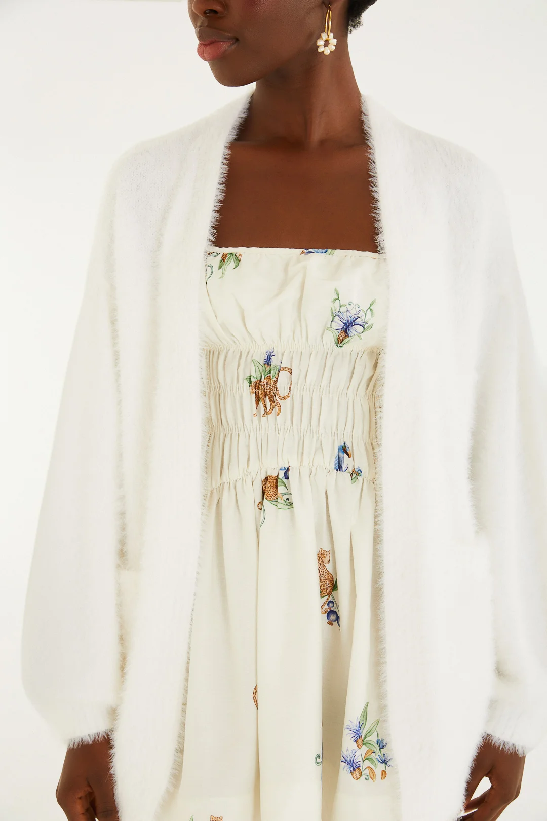 Comprar Cardigan Tricot Pelinho Com Bolso Farm