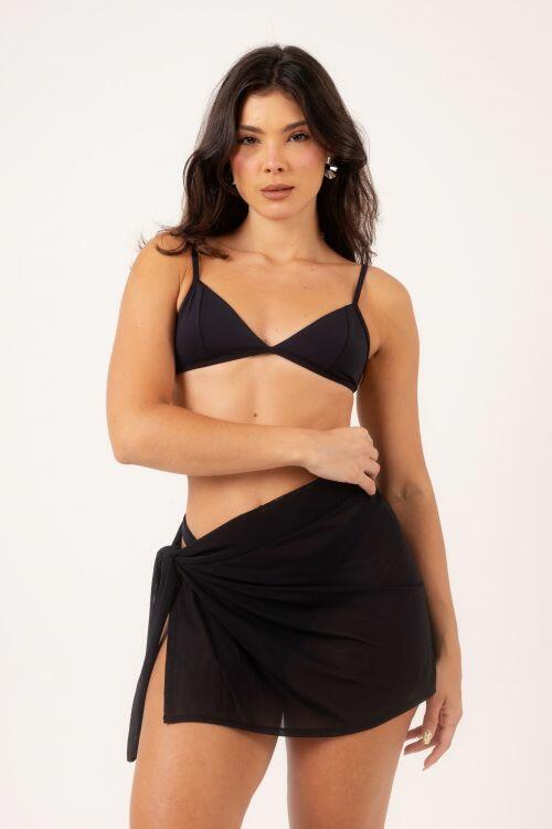 Comprar Mini Pareô Preto - R$49,90