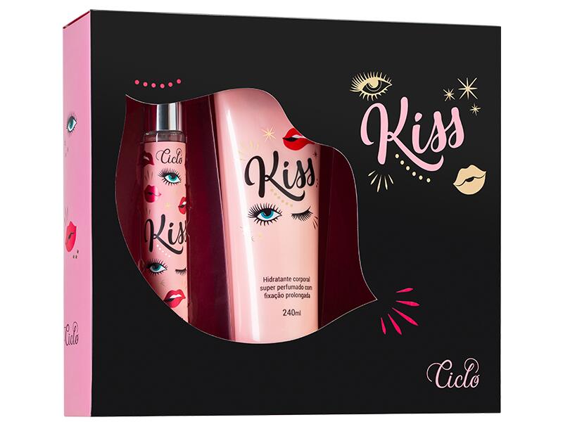 KISS HADA スキンケアセット Estojo Kiss (Hidrat + Deo Col) - Ciclo loja lacqua di fiori - a