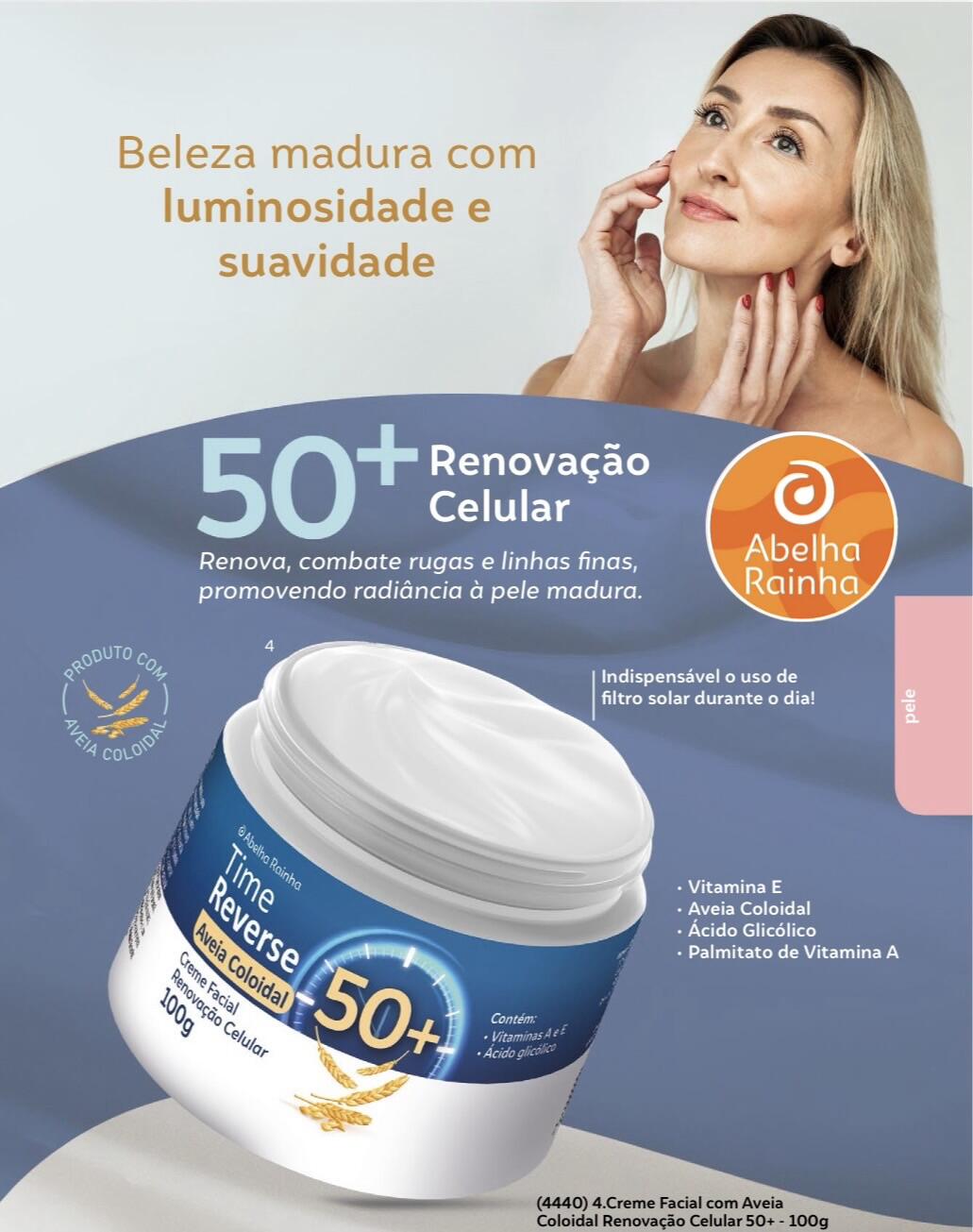Comprar Creme Face Rejuvenesced Time Reverse 50 Anos 100G FPS