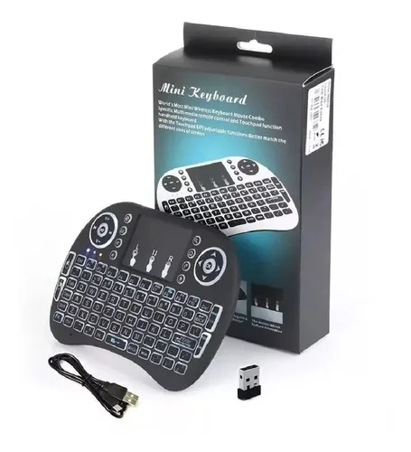 Comprar Mini Teclado Controle Sem Fio Para Smart Tv Tv Box Pc R