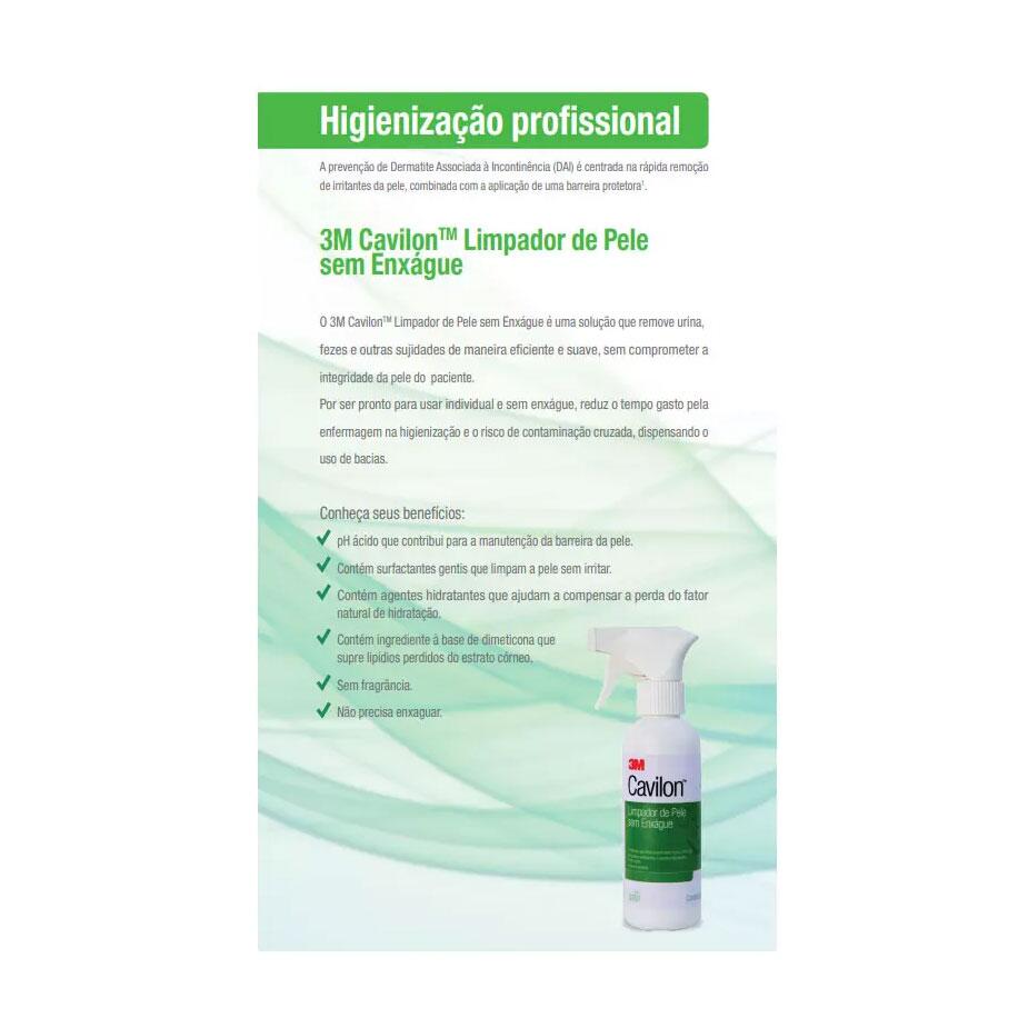 Ref 3380 Cavilon Limpador de Pele Sem Enxágue 250ml - 3M 3380 - a partir de R$203,70