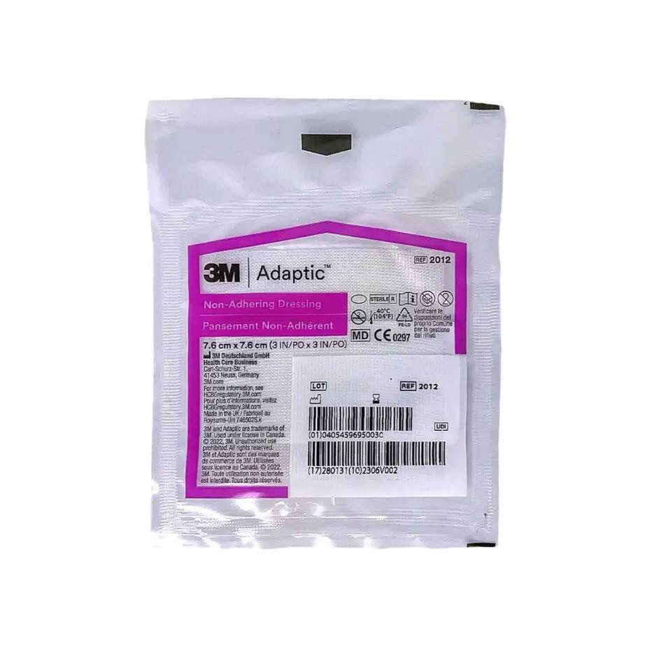 Kit 10x Curativo Adaptic Emulsão Petrolatum 7,6x7,6cm - a partir