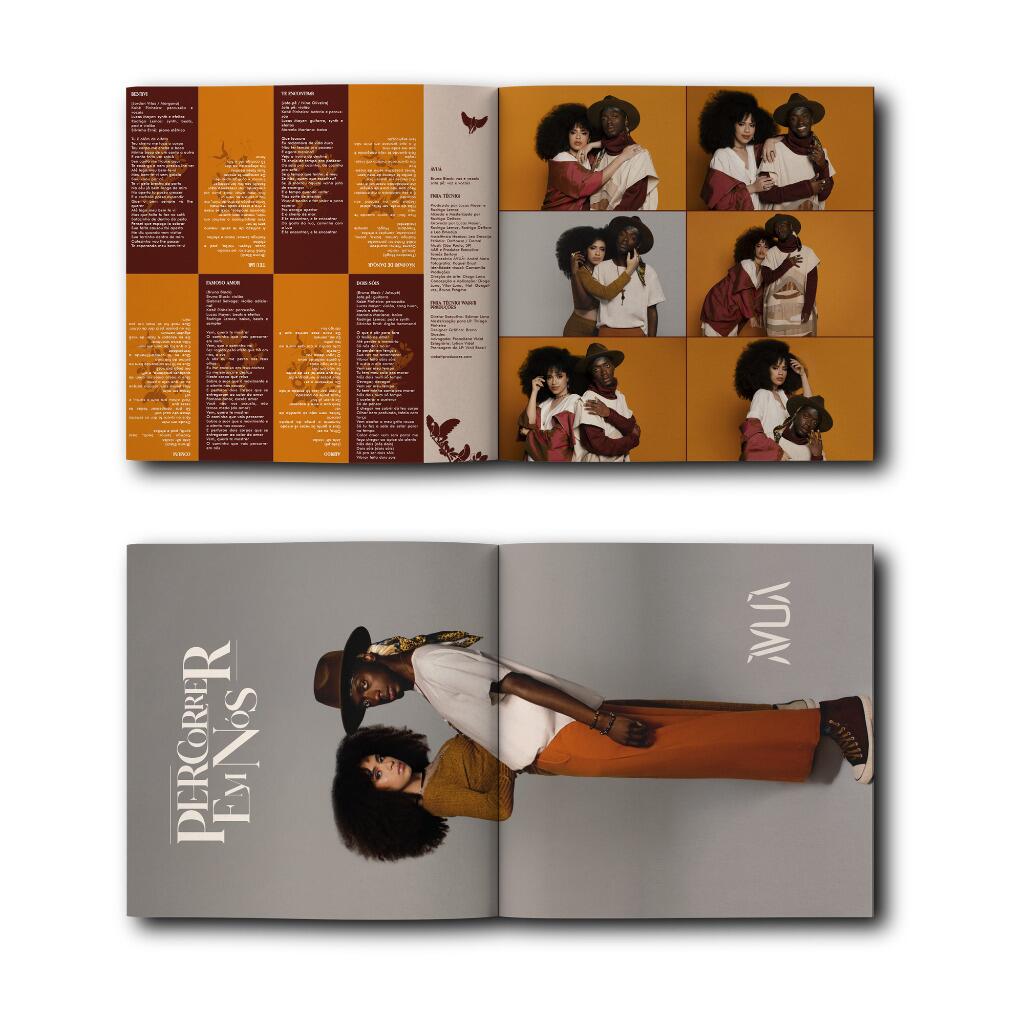 ÀVUÀ - Percorrer Em Nós LP laranja translúcido - R$179,99