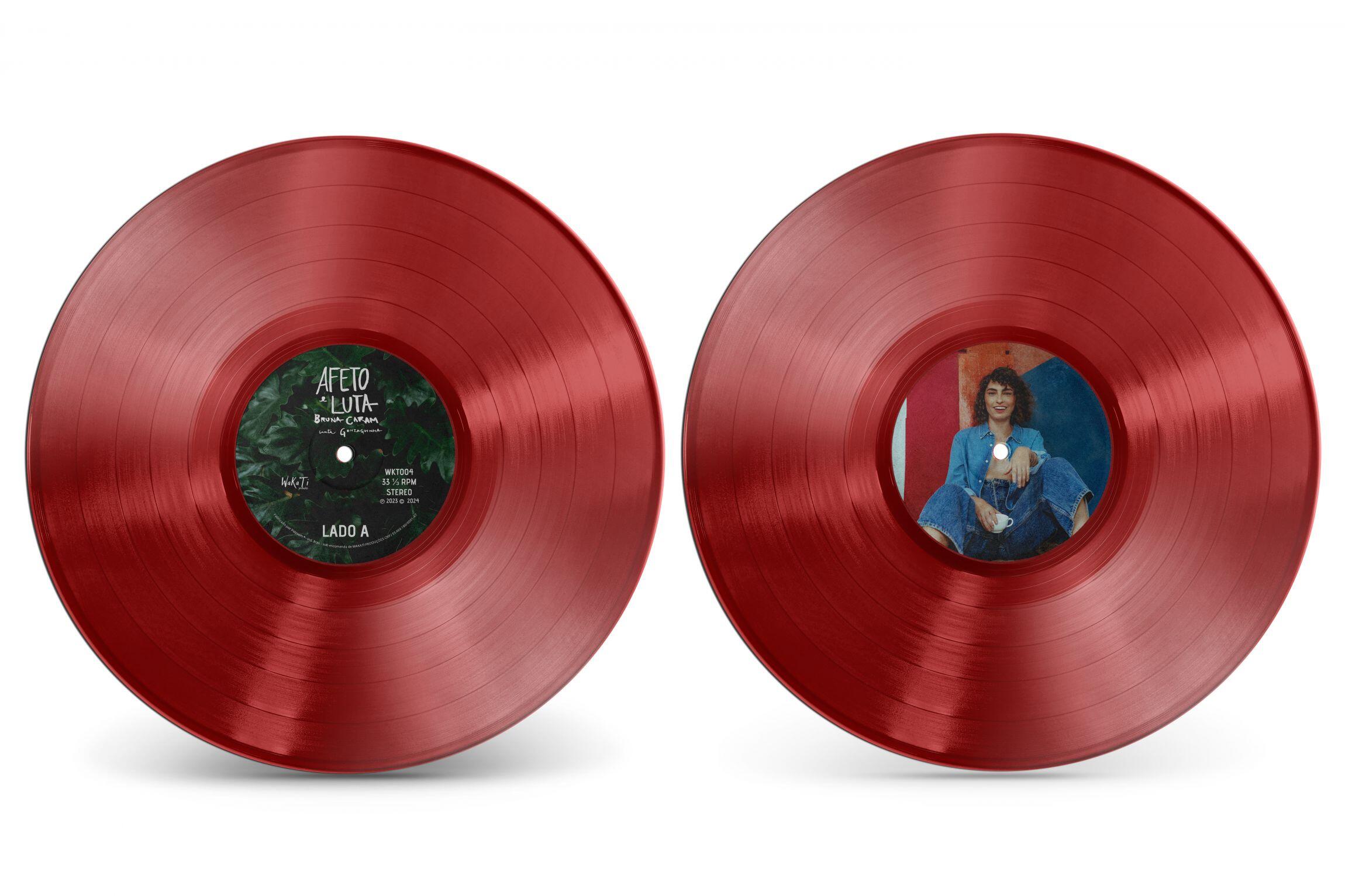Comprar Afeto e Luta - Bruna Caram canta Gonzaguinha LP Vermelho