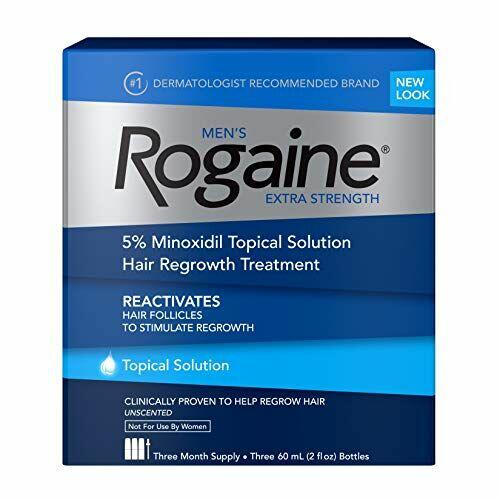 ROGAINE LÍQUIDO MINOXIDIL 5% - 3 FRASCOS