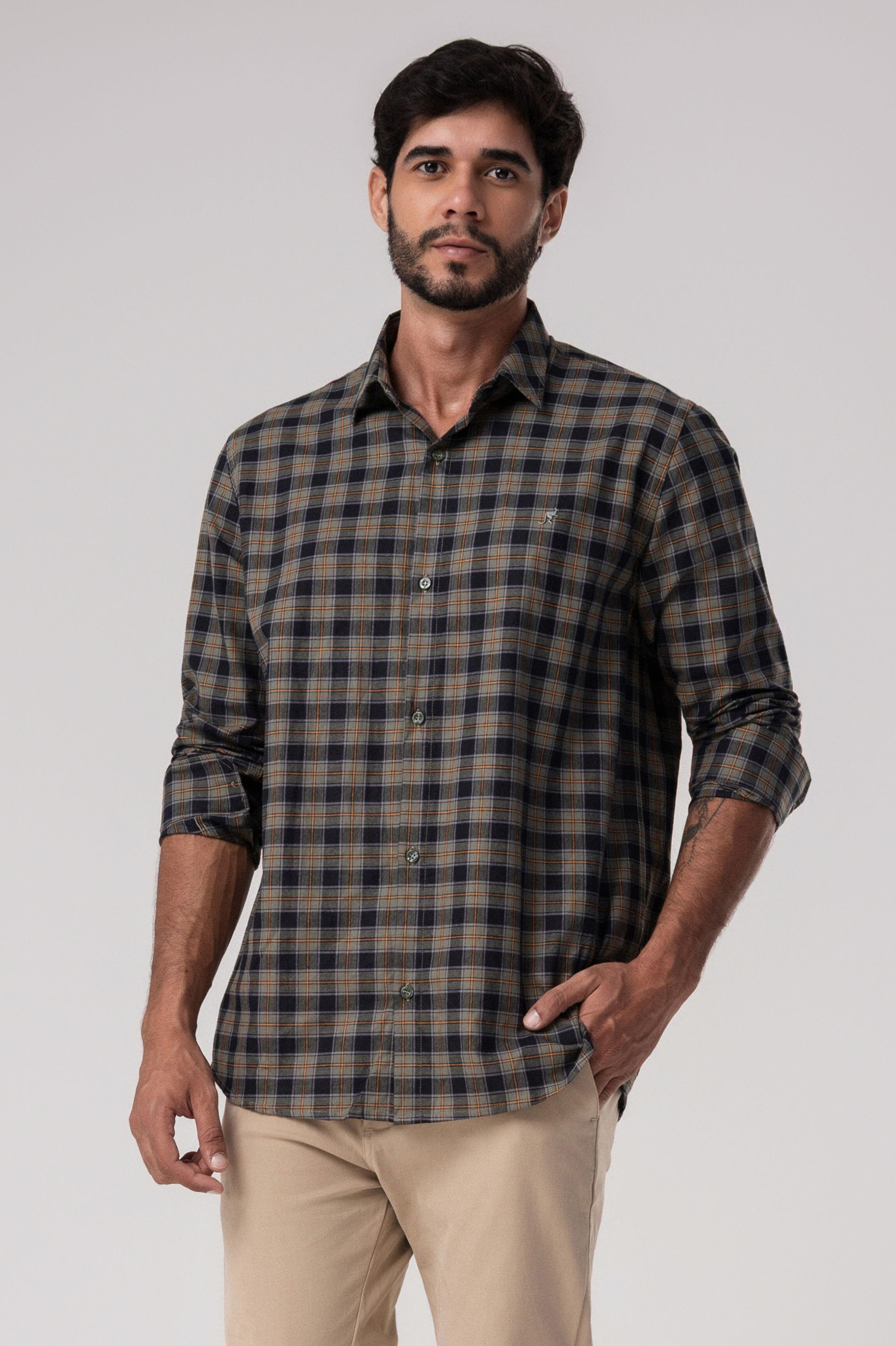 Comprar CAMISA XADREZ MANGA LONGA CROSSLINE