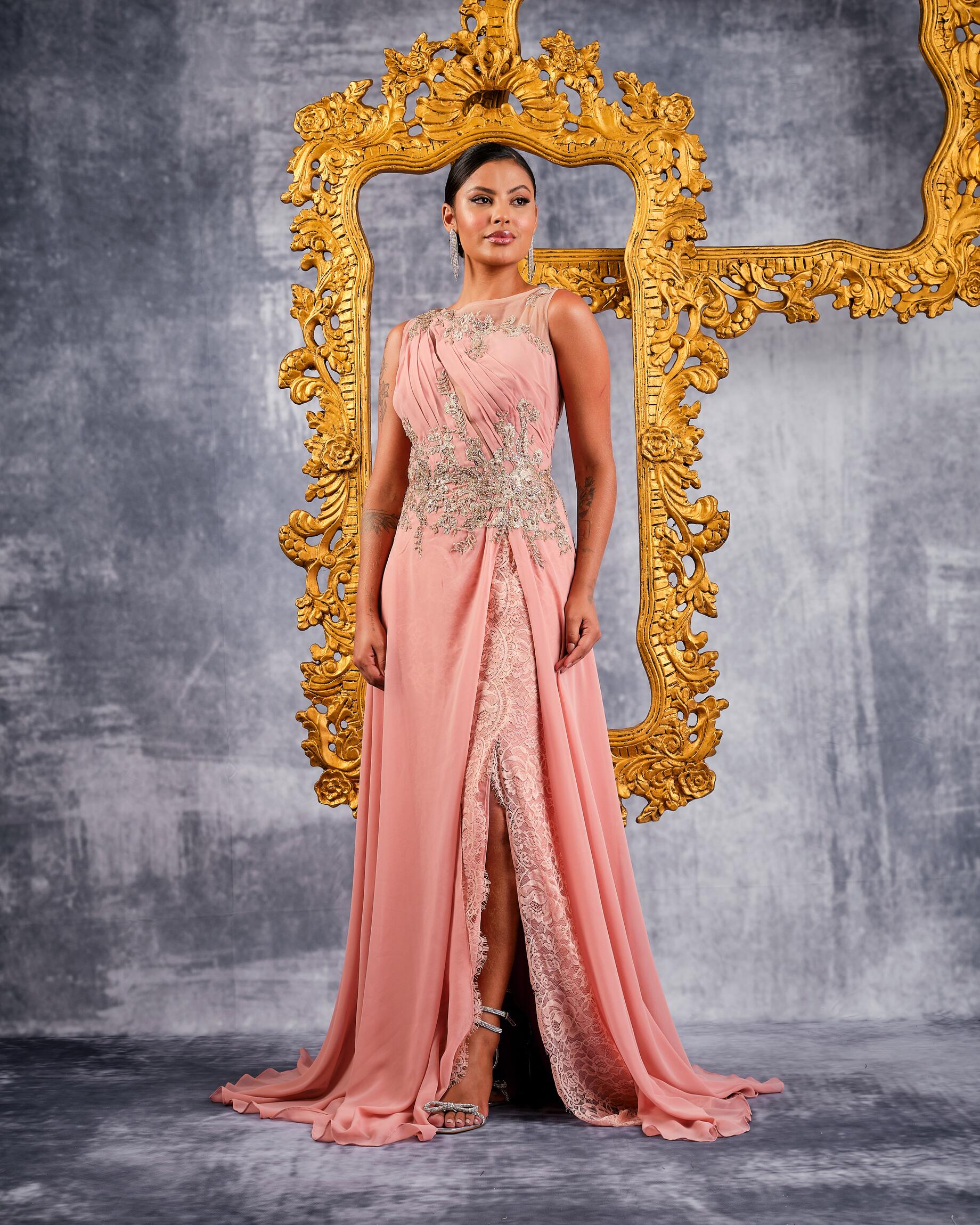 Vestido Longo Cinto Festa Strass Cintos Para Vestidos De Cerimonia