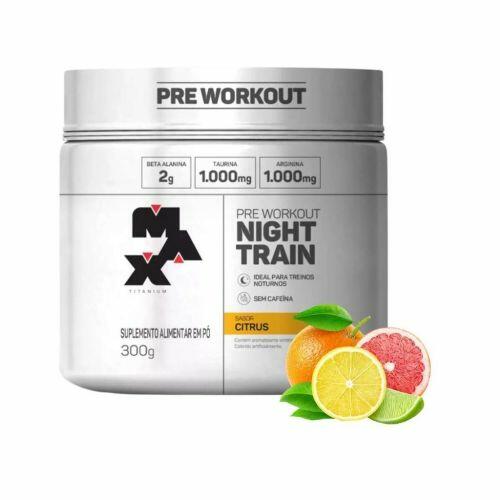 PRE WORKOUT NIGHT TRAIN 300G CITRUS MAX TITANIUM
