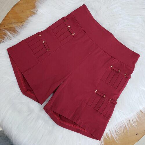 Shorts Pregas Bengaline Bordo