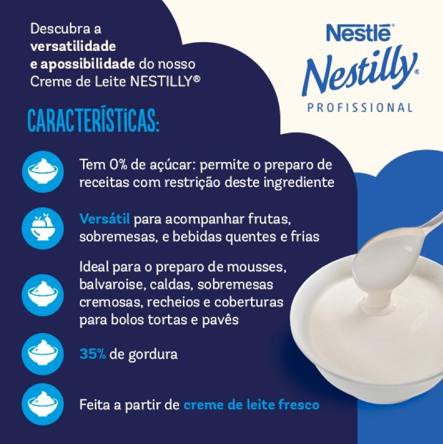 Comprar Creme Chantilly Nestilly Profissional 1kg - a partir de R$49,91