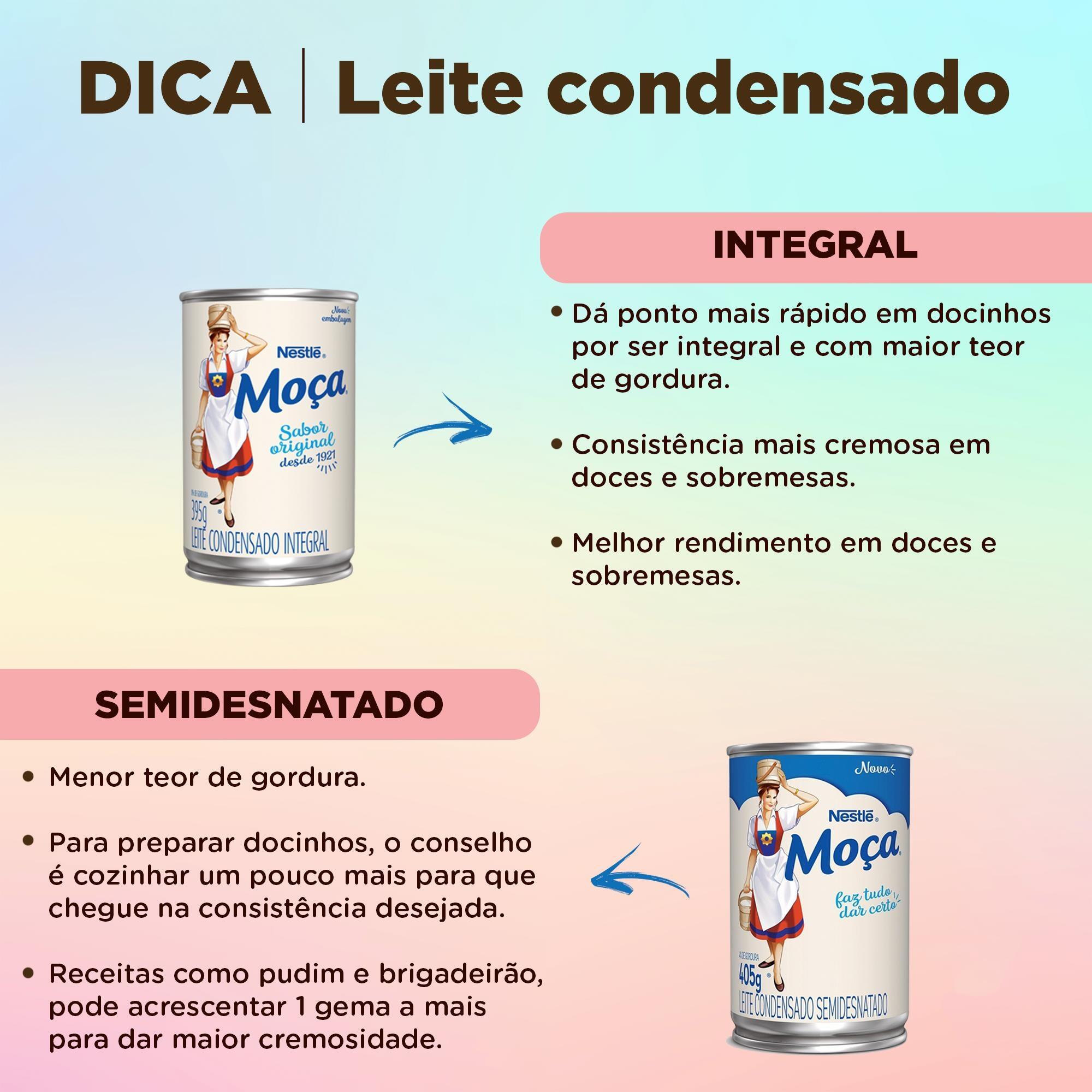 Comprar Leite Condensado Moça Lata 395g Integral - a partir de R$8,99