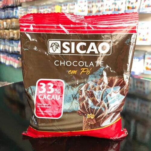Comprar 3 Chocolates Em Pó 33% Sicao 300g Pra Recheio E Brigadeiro