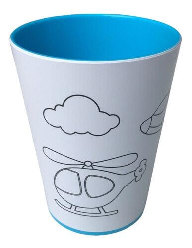 Comprar Copo para colorir com giz de cera- color cup - NATAL 350ml - a  partir de R$9,00 - Gerô Festas