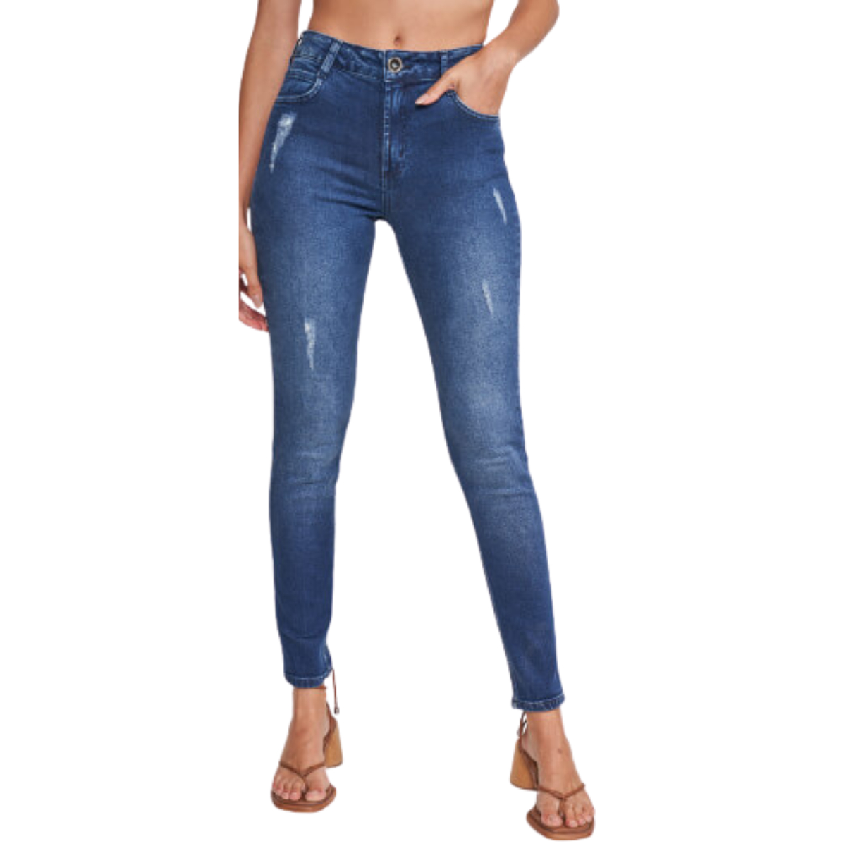 Calça Jeans Feminina Colcci Kim Jeans médio 36