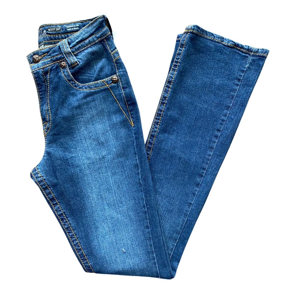 Comprar Calça Jeans Feminina Miss Me Bordado Bolso