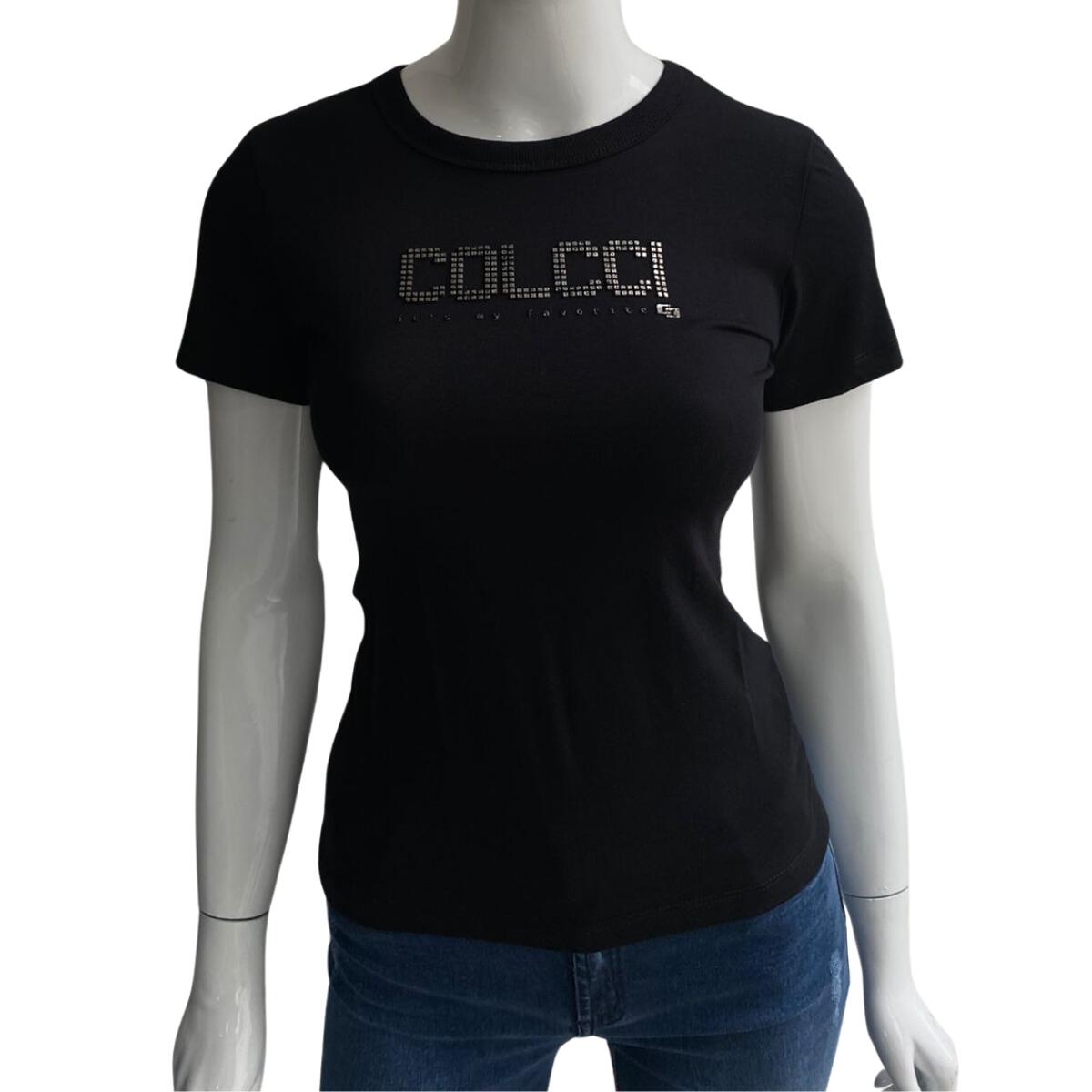 Tshirt Feminina Colcci Preto Preto PP